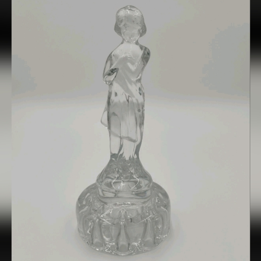 Elegant Clear Glass Figurine